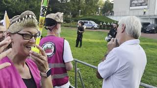 Demo gegen den quotBürgerdialogquot der AfD in Essen 2024 [upl. by Yolanthe]