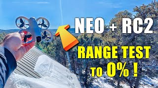 DJI NEO Range Tests with RC2  Normal amp Sport to Below 0  How Far Will it GO [upl. by Ydoj]