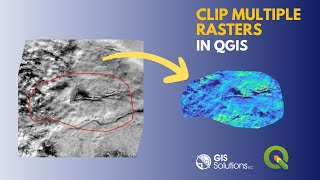 Clip Multiple Raster Datasets in QGIS [upl. by Annoel892]