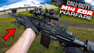 Airsoft M14 EBR AEG Gameplay MW2 Ghost UDT KitLoadout [upl. by Caryn768]