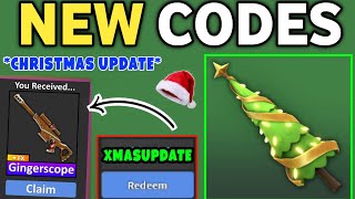 MM2 Christmas Update 2023 New MM2 Codes In December 2023  Roblox Murder Mystery 2 Codes [upl. by Mariam]