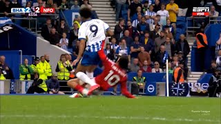 Morgan GibbsWhite Red card  Brighton VS Nottingham Forest 22  HIGHLIGHTS  Premier League 2425 [upl. by Galitea]