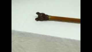 Vintage Dog head walking Cane Stick [upl. by Ihskaneem890]