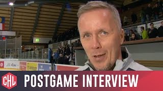 ZSC Lions Zurich vs KAC Klagenfurt postgame interviews [upl. by Herbst]