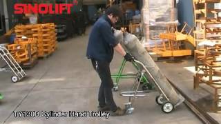 SINOLIFT TY130B Cylinder Hand Trolley [upl. by Goldfarb]