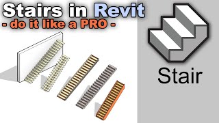 Revit Stairs  Beginner to PRO Tutorial [upl. by Dranyl456]