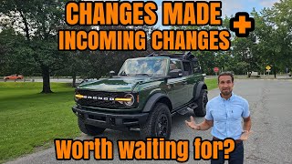 Huge News Ford Bronco Changes 2023 and 2024 [upl. by Emalee]