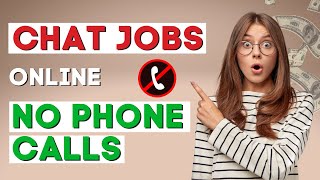 Online Chat Support Jobs from Home  7 Chat Jobs Always Hiring 2023 [upl. by Chamkis]