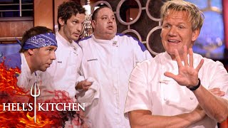 Both Teams Struggle to Cook 3 Dishes From The Menu In The Relay Challenge  Hell’s Kitchen [upl. by Esiuolyram732]