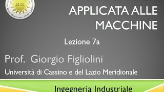 Meccanica applicata alle macchine Lezione 7a [upl. by Warms383]