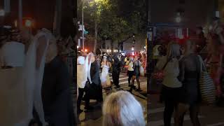 Halloween Parade in New York newyork halloween2024 halloweenfun manhattan travel viralvideo [upl. by Virgy]