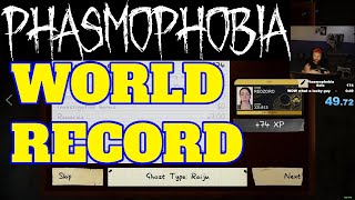 World Record speedrun 49Sec  1000Evidence  Phasmophobia [upl. by Campman]