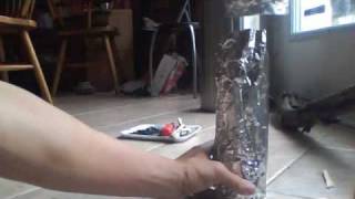 How to make a wood sticks candle using aluminum foil  Bundle of Joy [upl. by Enial]