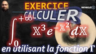 🔴CALCUL DE LINTÉGRAL DE 𝕏𝟑 𝓮−𝕏𝟐  ENTRE 𝟎 ET  LINFINI EN UTILISANT LA FONCTION GAMMA DEULER [upl. by Jacklin742]