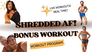 SHREDDED AF BONUS WORKOUT [upl. by Sension115]