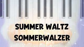 sehr leichte amp leichte Klavierstücke  Start Smart Band 106  Summer Waltz  Sommerwalzer  Labsch [upl. by Yesrod924]