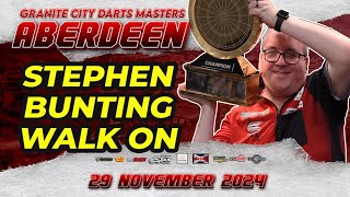 Bullet Stephen Bunting Darts Walk On Aberdeen 2024 [upl. by Enid765]