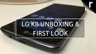 LG K8 Unboxing and First Look Review [upl. by Narmis]