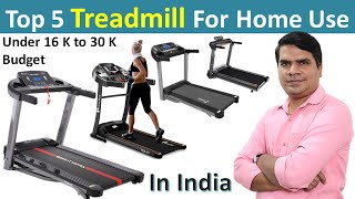 Best Treadmill for Home Use in India  Top 5 best Treadmill in India [upl. by Manya]