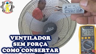 VENTILADOR FRACO COMO CONSERTAR [upl. by Laeno]