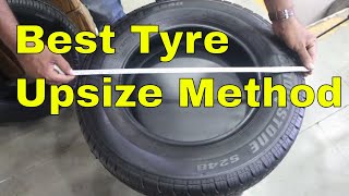 Best Tyre Upsize Method Explained क्या है Tyre Upsize [upl. by Damha]