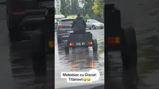 Motobloc cu discuri titanovii foryou viralvideo like [upl. by Ahsimat]