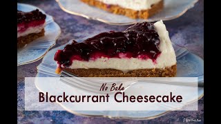 Blackcurrant cheesecake [upl. by Ailed]