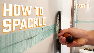 How to Spackle a Wall [upl. by Rotsen]