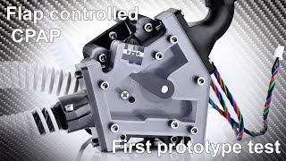 Flap controlled CPAP First prototype test [upl. by Eustacia65]