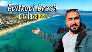 Episkopi Beach Rethimnon Kreta Greece 2023 [upl. by Anen]