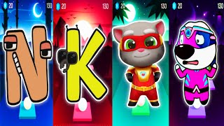 Talking Tom Heroes vs Alphabet Lore coffin dance [upl. by Canale]