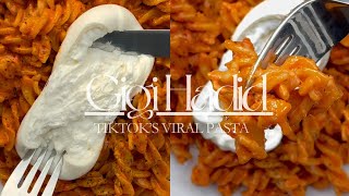 Gigi Hadid Tiktok Viral Pasta with BURRATA without Vodka [upl. by Admama]