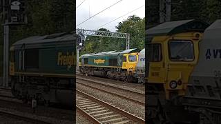 66566 departs Flitwick from Radlett Redland Roadstone to East Usk Yard Fhh 11924 [upl. by Janerich683]