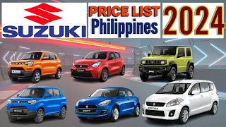 Suzuki cars Price List in Philippines 2024 [upl. by Eclud896]