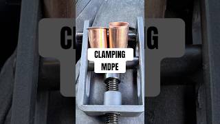 Clamping MDPE to fit a temporary stop tap [upl. by Conney]