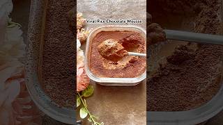 Ep 510 Viral Rice Chocolate Mousse Recipe  No Bake 2 Ingredients Ready in Minutes 😋 shorts [upl. by Neema292]