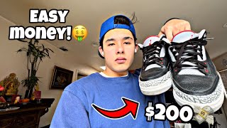 HOW TO RESELL SNEAKERS TODAY EASY MONEY [upl. by Acirretal]