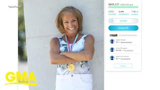 Crowdfunding for former Olympic gymnast Mary Lou Retton  GMA [upl. by Akcebar]