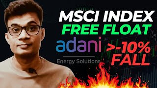 Adani energy solutions share price news msci [upl. by Sherrod]