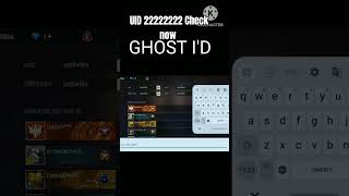 freefire vairalshorts freefire GHOST ID [upl. by Naivart]