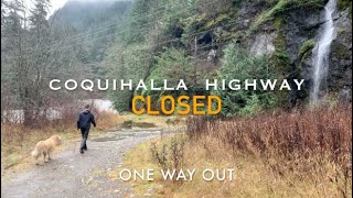 Coquihalla Closed Hard Way Out [upl. by Fiske]