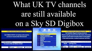 I Tried Old Sky Digibox in 2024 and Found These UK TV Channels [upl. by Zorina548]