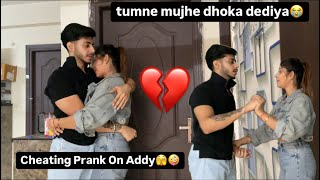 Cheating Prank On Addy😜 SmritiRajputVlogs  ADRITISHORTS69 [upl. by Bindman]