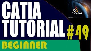 49 CATIA Beginner Tutorial Draft Angle [upl. by Lonnard570]