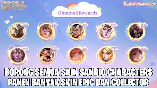 10X DRAW LANGSUNG DAPAT SKIN COLLECTOR VALIR DAN EPIC LIMITED  TUMBAL GACHA EVENT SANRIO CHARACTERS [upl. by Eca]