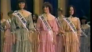 Miss Canada 1979  Final Walk Crowning Moment [upl. by Alleoj447]