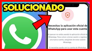 ✅NECESITAS LA APLICACION OFICIAL DE WHATSAPP PARA USAR ESTA CUENTA [upl. by Emalia223]