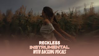 Madison Beer  Reckless Instrumental with Backing Vocals [upl. by Nicola]