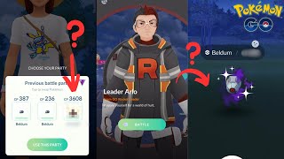 Defeat Arlo With Just ONE Pokemon  Pokemon Go Team GO Rocket Oct 2024 [upl. by Aloel592]