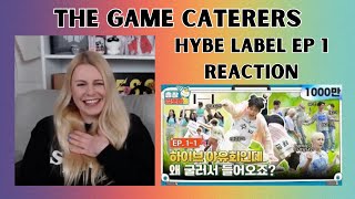 The Game Caterers Hybe Labels Ep 1  Reaction [upl. by Zerla868]